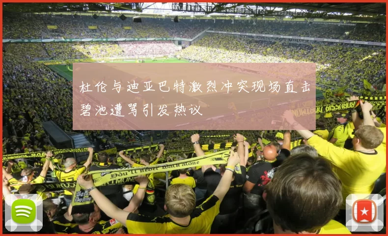 杜伦与迪亚巴特激烈冲突现场直击碧池遭骂引发热议